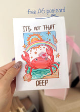 Load image into Gallery viewer, Tote Bag - It's NOT that deep Mr. Crab