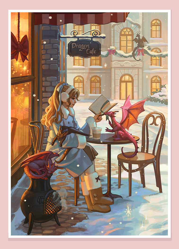 #164 Dragon Cafe - print
