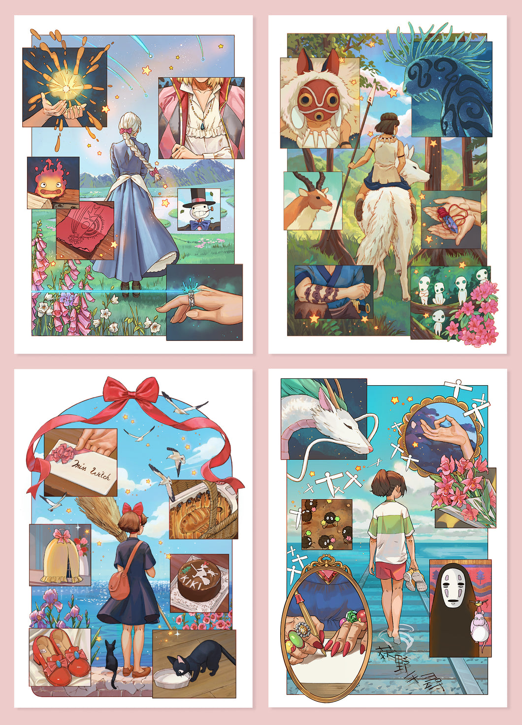 Anime - print FULL SET A4/A3