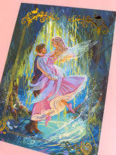 Load image into Gallery viewer, A4 Gold Foil - Barbie Swan Princess - print
