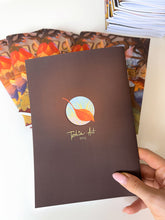 Load image into Gallery viewer, Notebook: Cozy Leaf Blanket- dotted/blank A5  60pages

