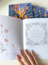Load image into Gallery viewer, Notebook: Invitation of Spring - dotted/blank A5 60pages
