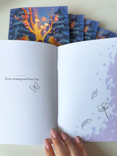 Load image into Gallery viewer, Notebook: Invitation of Spring - dotted/blank A5 60pages
