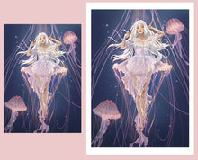 Load image into Gallery viewer, #120 Jellyfish Girl - print
